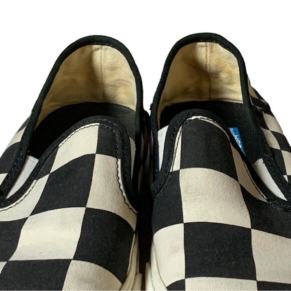 VANS The U SLIP-ON SF MEGA CHECK in Black and White - Picture 3 of 10